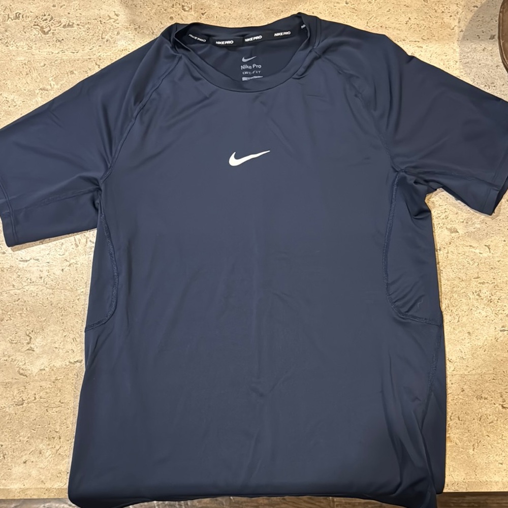 Nike Pro Dark Blue Performance Tee